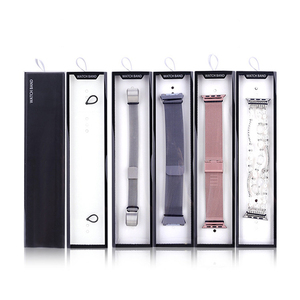 <span class=keywords><strong>Caja</strong></span> de Empaque Universal de Lujo para Correas de Reloj Inteligente, para Correas de <span class=keywords><strong>Apple</strong></span> <span class=keywords><strong>Watch</strong></span> de Silicona, <span class=keywords><strong>Acero</strong></span> Inoxidable, Nailon y Cuero - Product Image 1