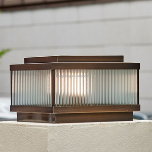 도매 현대 태양 광 발전 기둥 램프 포스트 라이트 야외 IP65 LED 안뜰 포스트 램프 야외 전등 - Product Image 3