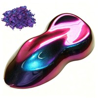 Poudre de pigment à effet caméléon d'oxyde de fer, effet aurore, additif pour peinture