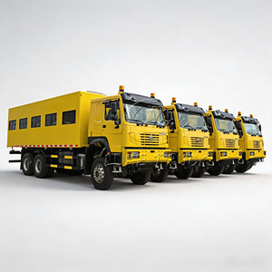 Autocar de transport de personnel HOWO 6X6 pour utilisation en flotte, autocar de passagers haute fiabilité pour le transport commercial sur site - Product Image 1