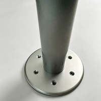 Pied de table pour camping-car au design élégant et discret, gain de place, résistant à la rouille et à la corrosion