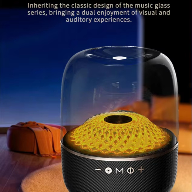 Speaker with 360-Degree Panoramic Light Show, Powerful Sound & Deep Bass, Outdoor Speaker
