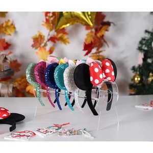 Organizador de Diademas Acrílicas BOSN para Exhibición de Orejas de <span class=keywords><strong>Mickey</strong></span> y <span class=keywords><strong>Minnie</strong></span> |   Diseño Moderno Ecológico de Fácil Montaje - Product Image 3