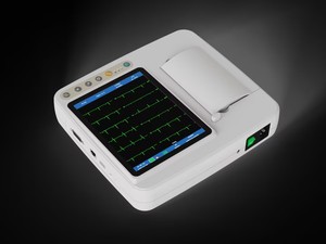 Equipo de ECG de Diagnóstico Portátil Eléctrico de 12 Derivaciones y 6 Canales con Pantalla de 7 Pulgadas para Uso Hospitalario, Clínico y Veterinario - Product Image 2