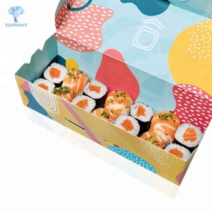 Caja de Empaque para Llevar Comida, Sushi, Desechable, Elegante, de Calidad Premium, Ecológica, con Logotipo Personalizado Impreso - Product Image 3