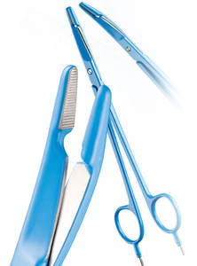 Tijeras Bipolares Micromed, Curvas, Manuales, de Acero Inoxidable Alemán, Aprobadas por la CE, RS-1577, Instrumentos Quirúrgicos Básicos, Médicos - Product Image 2