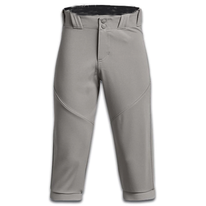 Celana bisbol anak muda, celana Softball setinggi lutut santai cocok untuk anak-anak celana bisbol putih hitam abu-abu - Product Image 1
