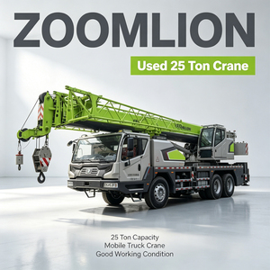 Équipement de levage d'occasion ZOOMLION 25T, machines de construction, grue de levage lourde, équipement de grue à vendre - Product Image 1