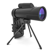 Monoculaire Suncore SS10x42 pour l'observation des oiseaux, télescope pour paysages extérieurs, possibilité de connecter un téléphone portable, télescope monoculaire