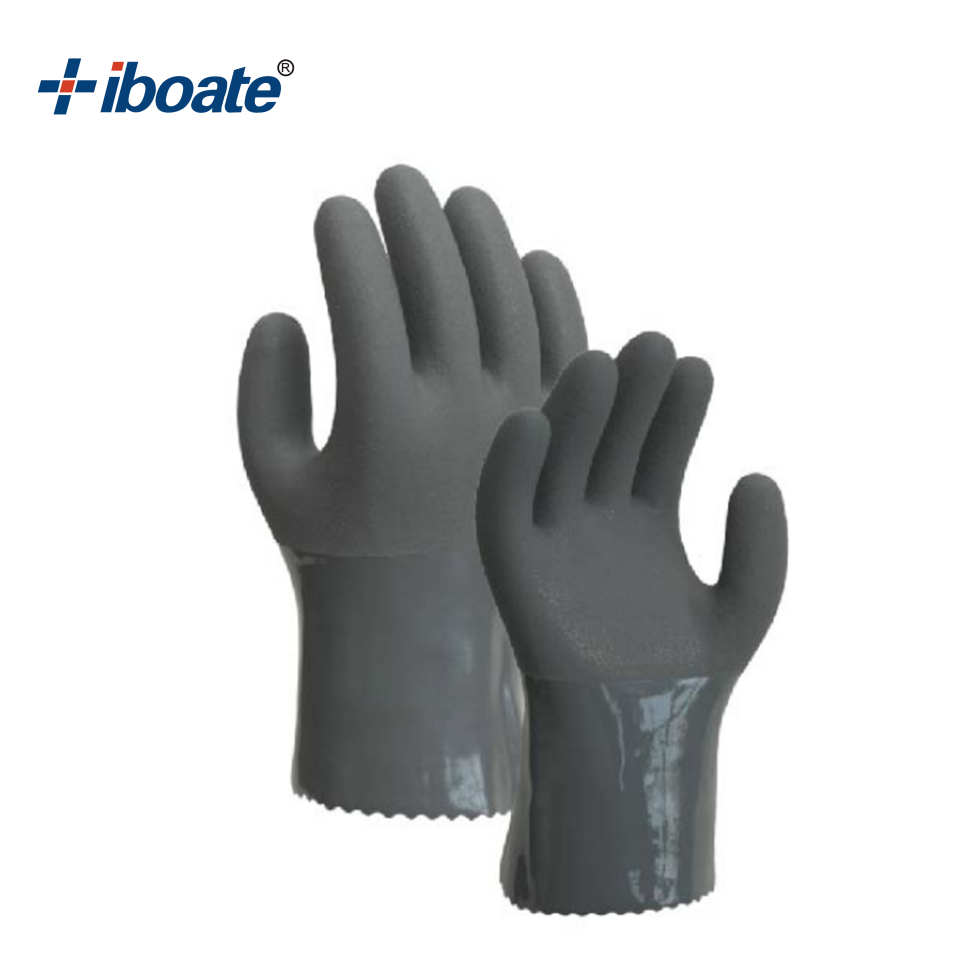 EN ISO Cut Resistant ANSI A9 F D-class Steel Wire Nitrile Coated Safety ...