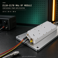 Modul Penguat Daya RF 2110-2170MHz 13W 25W 50W Gain 48dB 50 Ohm Rentang Frekuensi Kustom 100-6000MHz
