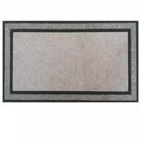Tapis de porte vierges en polyester et caoutchouc pour sublimation, motif piste de course
