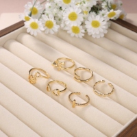 Bagues d'orteil ajustables plaquées or 18 carats pour femmes, avec pierres CZ et cristaux, motif fleur, pour l'été et la plage, bijoux de pied ouverts