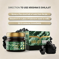 Booster d'endurance de l'Himalaya pur en résine de Shilajit d'origine de marque privée améliore le système immunitaire Résine de Shilajit pour hommes et femmes