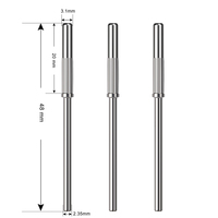 Vente en gros de perceuse à ongles 3/32 ''Accessoires de machine Mini mandrin à bande de ponçage en acier inoxydable 20mm Outil de manucure professionnel