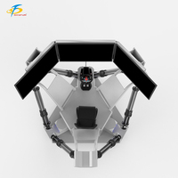 Nuevo Simulador de Carreras F1 Interactivo, Personalizable, 6-DOF, 3 Pantallas, Equipo de Parque de Diversiones Interior