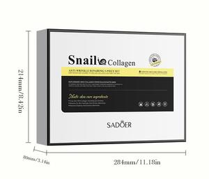 Produits de soin de la peau du visage en gros, sérum réparateur pour peaux sensibles, crème pour le visage, lotion, soin de la peau au collagène d'escargot - Product Image 6