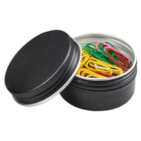 1oz petit pot cosmétique rond en aluminium pot de stockage de crème pour le visage contenants en étain 30g en aluminium bougie étain à vendre
