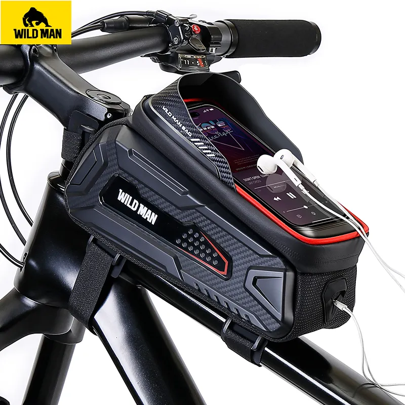 פרא אדם M30 MTB נייד טלפון תיק אופניים למעלה צינור עליון צינור אופני תיק