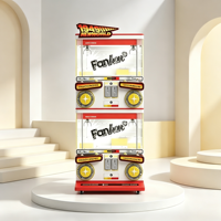 Machine à griffes commerciale 4 joueurs à double niveau, jeu de rédemption de prix d'arcade, grue à monnayeur pour centre de divertissement familial (FEC) et salle d'arcade