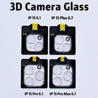 Protecteur d'objectif de caméra HD Clear Protecteur d'écran en verre trempé pour téléphone 16 15 14 13 Pro Max