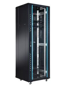 Armoire serveur sur pied de 19 pouces, modèle profond, 1640*600*800mm, 1,6m, en acier SPCC avec porte en verre trempé revêtu, en stock. - Product Image 3