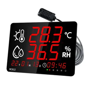 Termoigrometro Professionale RC812-B con Sonda Esterna ad Alta Precisione per Uso Industriale, HVAC <span class=keywords><strong>e</strong></span> Laboratorio - Product Image 2