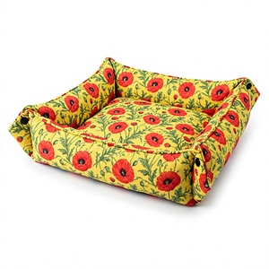 Amistar Lit de voyage transformable pour animaux de compagnie, léger, confortable, en carton classique durable de haute qualité, pour chiens et chats, en tissu Oxford - Product Image 1