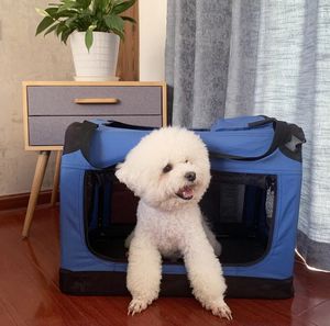 מודרני מתקפל ייחודי לחיות מחמד רך קרפט עם בד אוקספורד וקנל מתכת בית בלתי סביל - Product Image 5