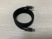 Kabel Tipe-C ke Tipe-C 240W 5A Pengisian Cepat, Tahan Lama, Berbahan Nilon Kepang, Konduktor Tembaga Murni untuk Earphone IOS, Tahan Suhu Rendah