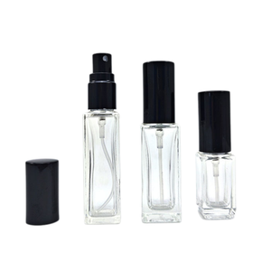 Luxury Rectangle 5ml 10ml 3ml 30ml Empty <strong>Perfume</strong> <strong>Atomiser</strong> <strong>Refill</strong> Screw Neck Glass Square <strong>Perfume</strong> Bottle - Product Image 2