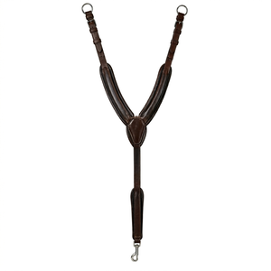 อุปกรณ์ขี่ม้าหนังแท้ สายรัดม้าแบบยืน (Standing Martingale) ทำจากหนังแท้สำหรับขี่ม้า - Product Image 1
