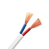Galaxy Kabel RVVB Flachkabel Flexibles PVC-Litzenkabel 300V Ungeschirmtes Sicherheitsalarm-Stromkabel für Zugangskontrolle