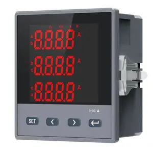 High accuracy multi-function digital power meter smart three phase energy meter panel meter LCD display kwh electric meter