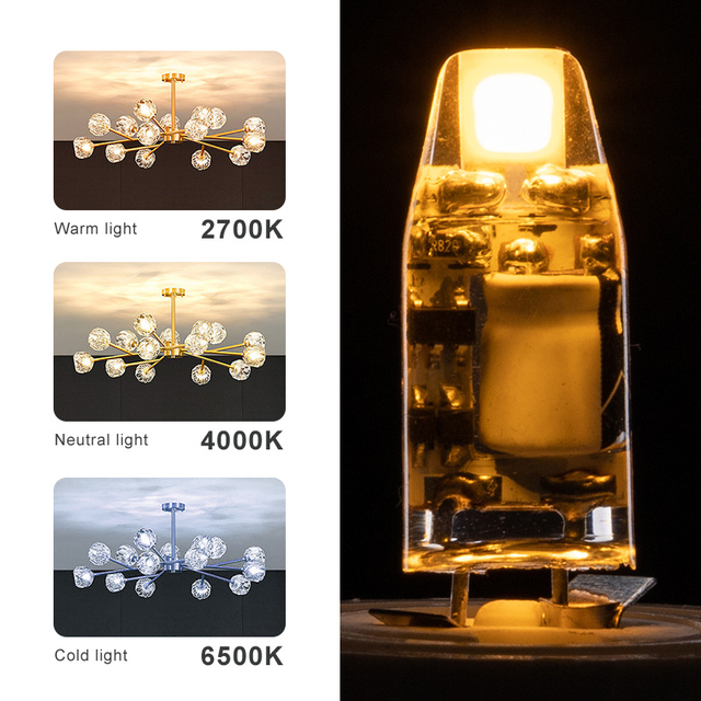 G4 LED Bulb COB SMD2835 12V 1W 1.5W 2W 2.5W Mini Light Bulb for Desk Lamp Display Case Custom