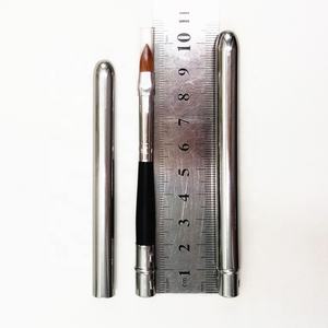 Accueil Voyage Accessoires En Aluminium Simple Brosse À Lèvres Maquillage Cosmétique Brosse À Lèvres Weasel Cheveux Cheveux Synthétiques Brosse À Lèvres - Product Image 2