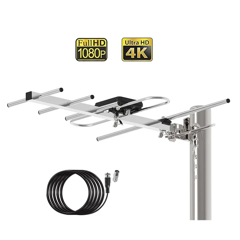 smart tv antenna that picks up cable channels digital hdtv antena outdoor aerial uhf vhf tv antenna in stock