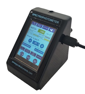Colorímetro Portátil de Mano Sensegood Instruments, Espectrofotómetro de 400-700nm, Resolución de 1nm, Certificado CIE, OEM Rápido, 1 Año de Garantía - Product Image 3