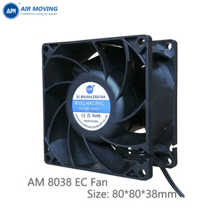 <span class=keywords><strong>Ventilateur</strong></span> <span class=keywords><strong>de</strong></span> refroidissement AM8038HEC 8038 EC 80x80x38mm 110-240V double tension universelle 3 pouces 8cm 80mm ventilateurs <span class=keywords><strong>de</strong></span> ventilation double roulement à billes - Product Image 3