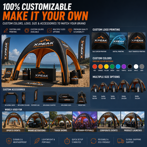Tenda Gonfiabile Personalizzata CATC con Logo, Gazebo a Cupola 3x3 per Eventi, Sport Acquatici, Spiaggia e Promozioni - Product Image 3