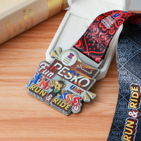 Usine de médailles en Chine, prix de gros bas, médaille de Jiu Jitsu sans minimum de commande, médaille de Jiu Jitsu personnalisée