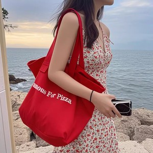 Sac à main en toile au design <span class=keywords><strong>original</strong></span> et artistique, motif lettre simple, style Ins - Product Image 6
