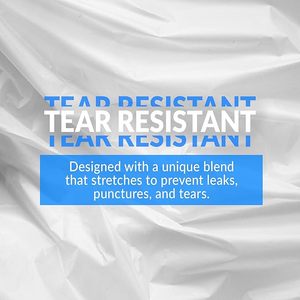 ถุงขยะแบบมีเชือกผูกขนาด13แกลลอนขนาด24in 33in X ไม่มีกลิ่นสีขาวขายส่งขนาด1000 - Product Image 2
