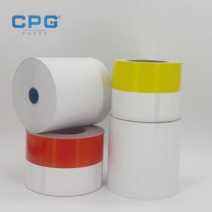 Rollo de Papel Térmico de 80x80mm, 48gsm, Libre de BPA, para Cajas Registradoras de Supermercados, Venta al Por Mayor de Fábrica - Product Image 1