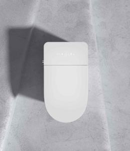 Inodoro Inteligente <span class=keywords><strong>MONDI</strong></span> de Pie con Sifón en S, Asiento de Cerámica con Calentamiento Instantáneo, Doble Descarga y Control Remoto - ¡Oferta Especial! - Product Image 4