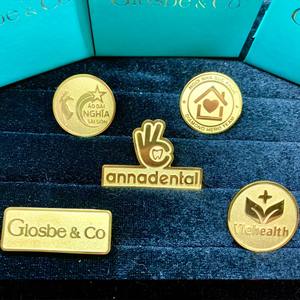 Customized Shape <b>Stainless</b> <b>Steel</b> Viet Nam Corporate Logo Custom <b>Jewellery</b> Manufacturing & Design Service - Product Image 1