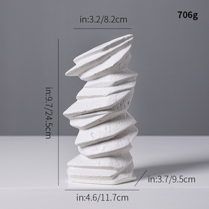 Nordic Creative Rustic Premium Ceramic Vase for Dried <b>Flower</b> <b>Display</b> Living Room Entryway Desktop Home Decor - Product Image 6