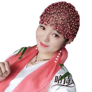 YASEEN Solid Color Muslim Pleated <b>Hat</b> <b>for</b> Women, Islamic Inner Cap, Arabic Headscarf, Eco-friendly Breathable Sequin Headscarf - Product Image 1