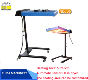 เครื่องพิมพ์สกรีนเสื้อยืด DGRUIDA NS808-MR พร้อมระบบไมโครรีจิสเตอร์ และพาเลทอะลูมิเนียม พร้อมเครื่องอบแห้งแบบแฟลช ND606 - Product Image 6