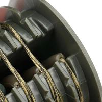 Hirisi Ligne de pêche à la carpe tressée avec âme en plomb, Ligne de relance Leadcore pour montage de carpe, Rangement pour montages Chod et Hélicoptère, Matériel de pêche W301